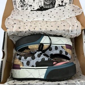 VANS, TIM BURTON Women’s Canvas Platform Sneakers in Multi-Color